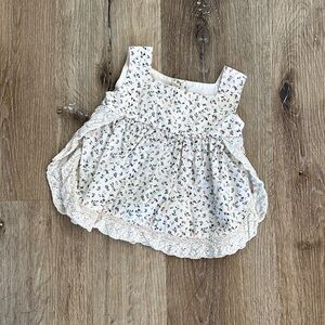 Silver Jeans Cream Floral Baby dress